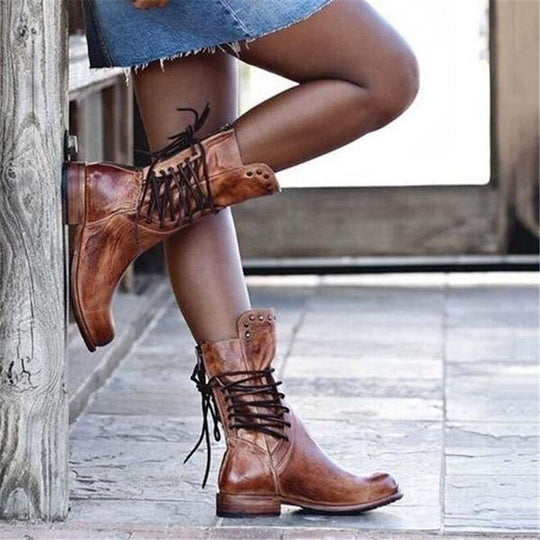 Shannon | Luxury Lace-ups Boots