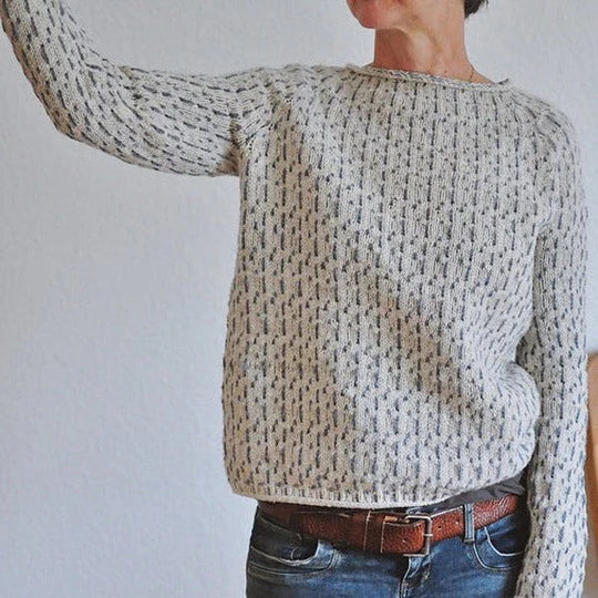 Ria | Elegant sweater with a boat neckline