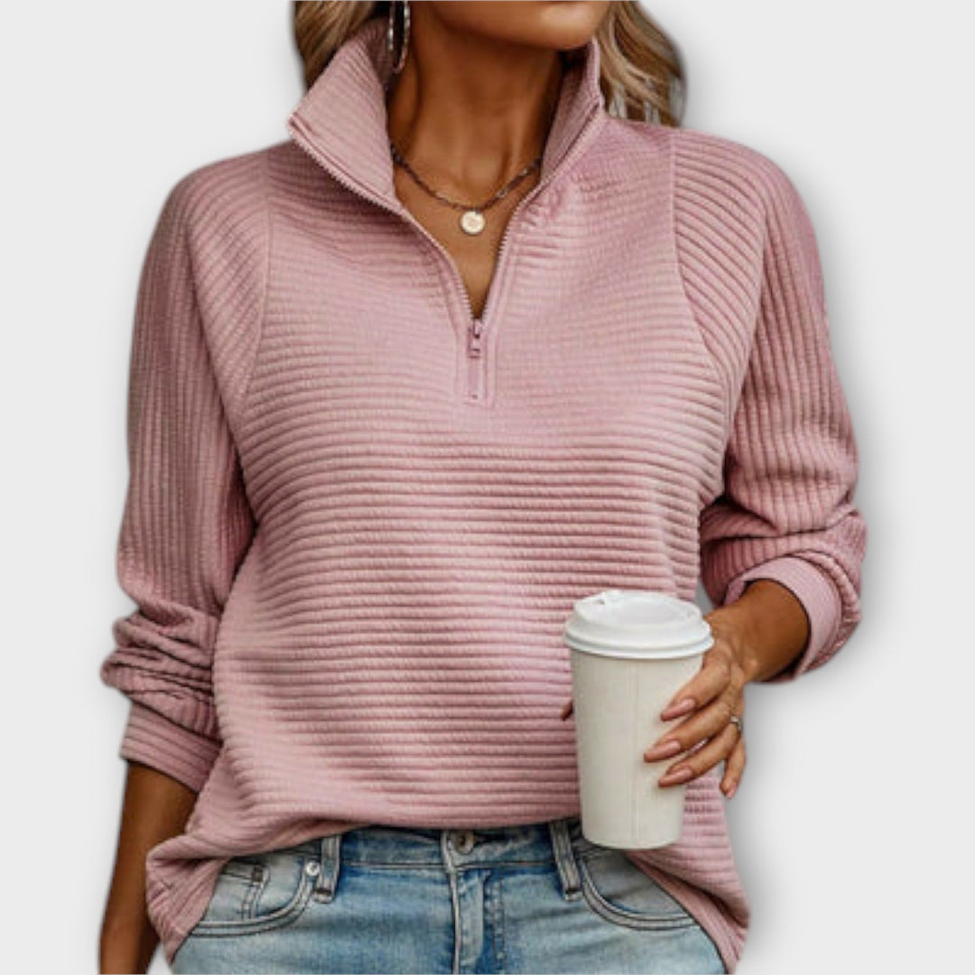 Grace | Timeless Halfzip Sweater