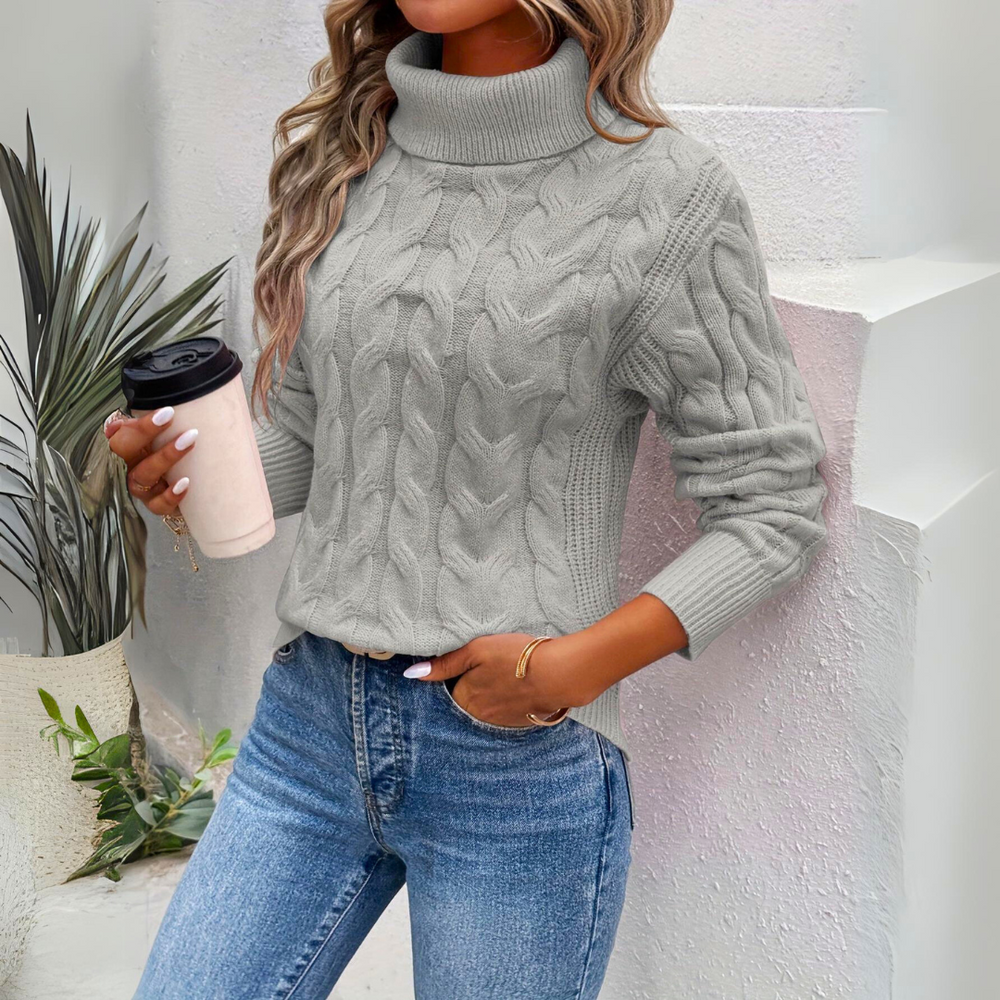 Giorgia | Warm Knitted Women's Turtleneck