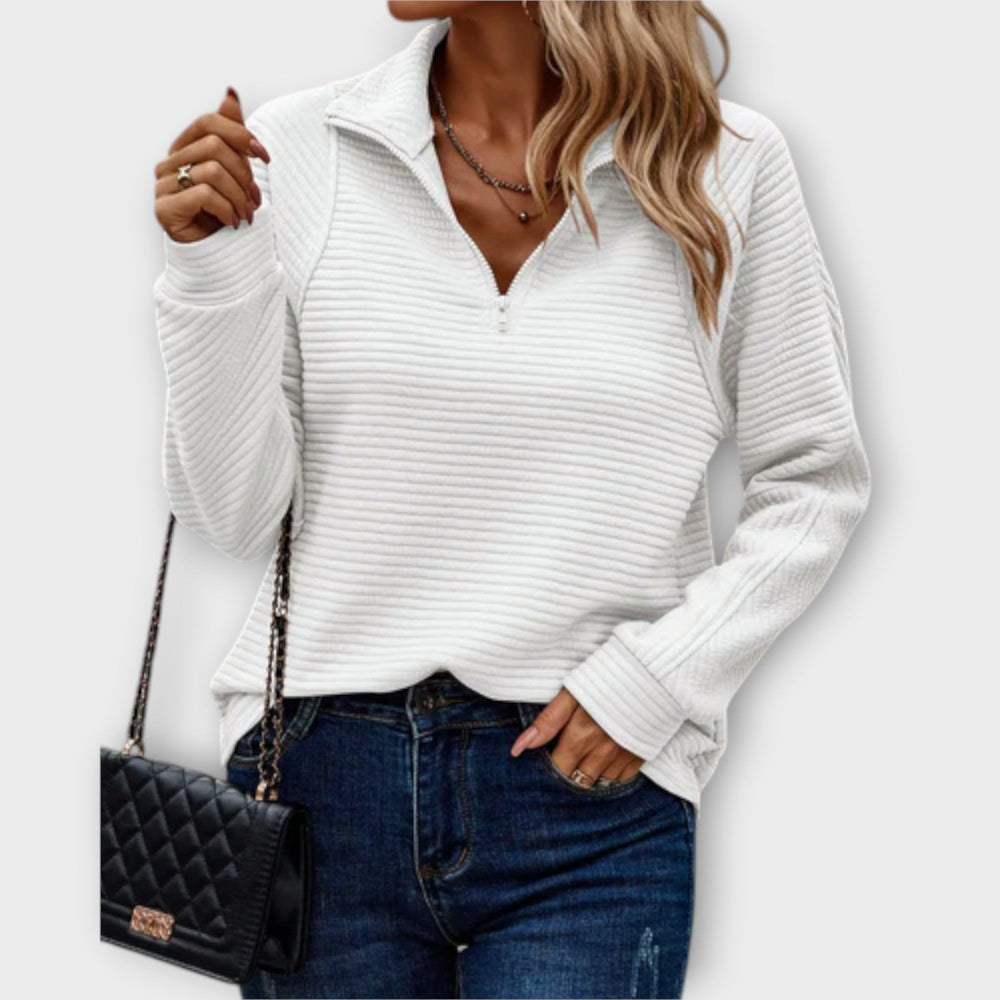 Grace | Timeless Halfzip Sweater