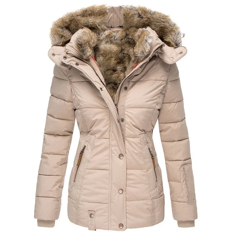 Belen | Warm Winter Coat with Fur Lining