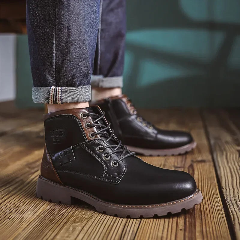 Parker | Men's British-Style Leather Casual Boots