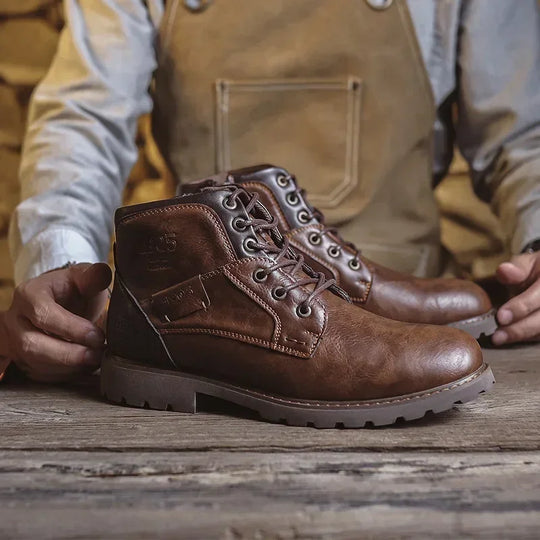 Parker | Men's British-Style Leather Casual Boots