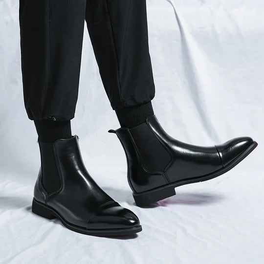 Damien | eather Chelsea Boots