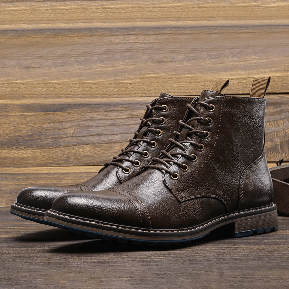 Conor | Fashion-Style Leather Ankle Boots