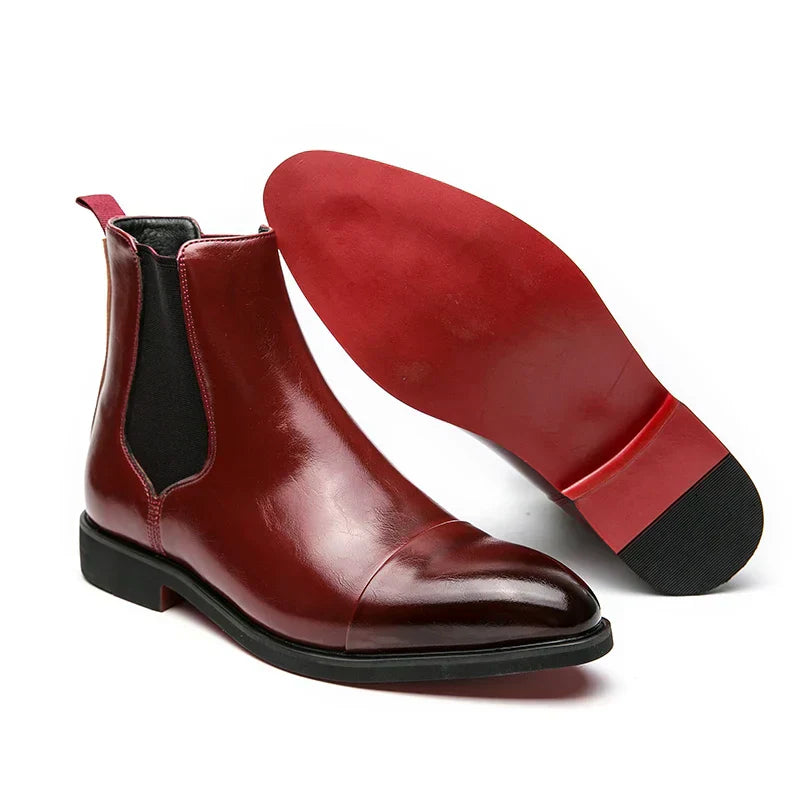 Damien | eather Chelsea Boots