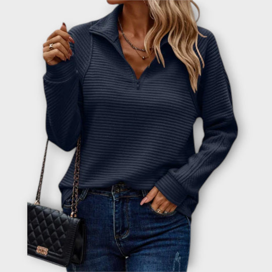 Grace | Timeless Halfzip Sweater