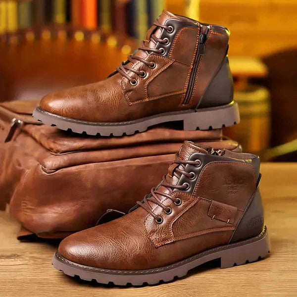 Jethro | Premium Leather Lace-up Boots